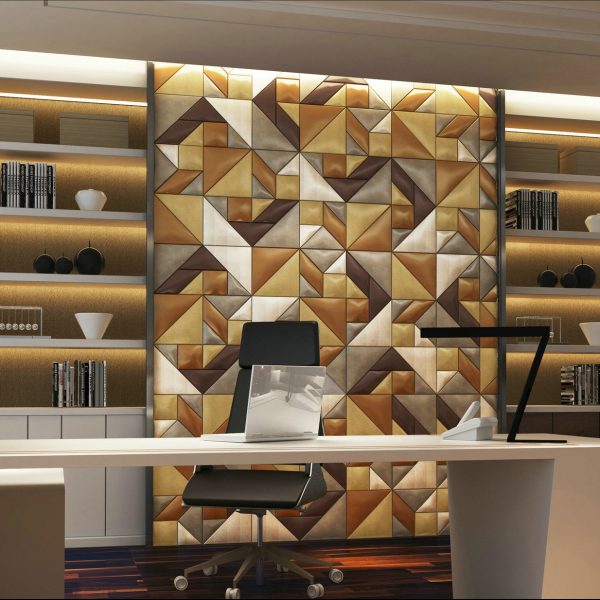 Acoustic White Indoor 3D Mosaic Tile