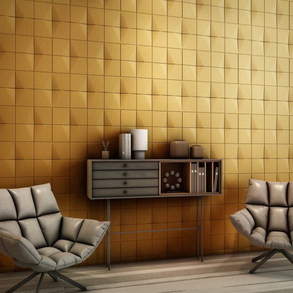 Durable Self Adhesive 3D Wall Tile Sticker Home Theater KTV Leather Embossed Interior Foam Wall Panels