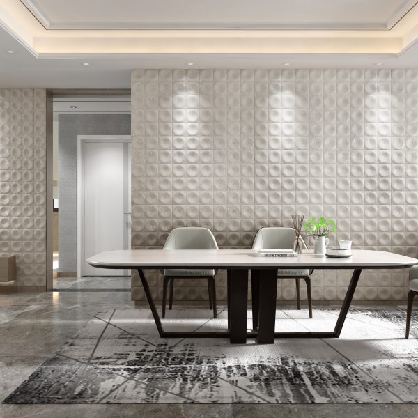 Donut Self Adhesive Easy Installed 3D Leather Wall Sheet