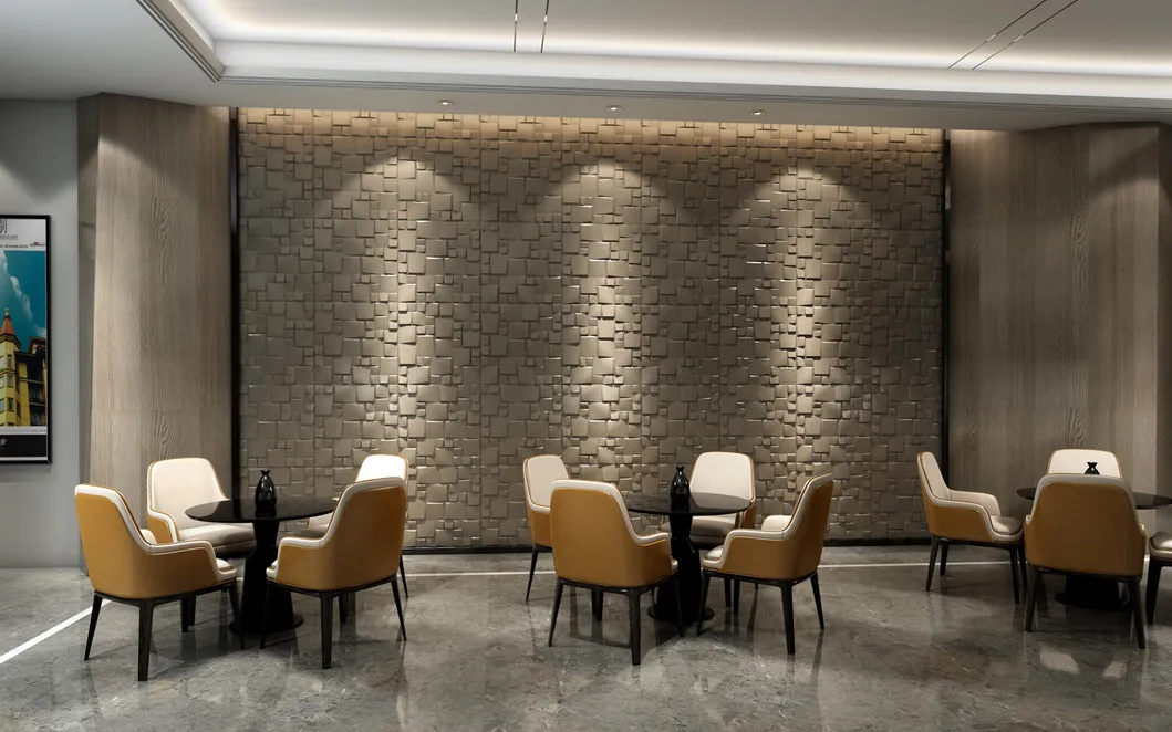 House Decoration 3D Soft Leather Wallsticker PU Foam Wall Cladding