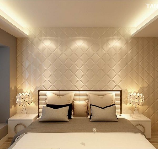 New Material Navy Blue Dinning Room 3D Wall Panel
