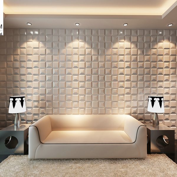PU Golden Wall Wave Panel