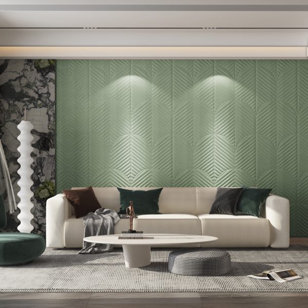 Indoor Wall Decoration Soundproof 3D Faux Leather Wall Panel Self Adhesive Wall Tile
