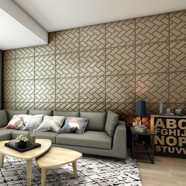 Soundproof Strong Silk Home 3D Wall Panel