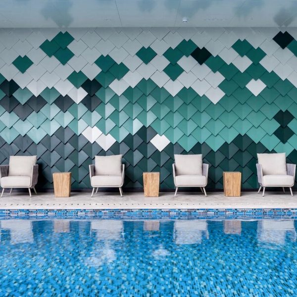 Bio Material Feature Indoor 3d Wall Panel