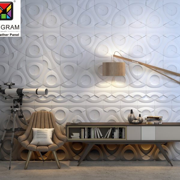Pu Foam Golden Indoor 3D Mosaic Tile