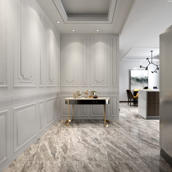 Leather Embossed Wainscot Wall Panel