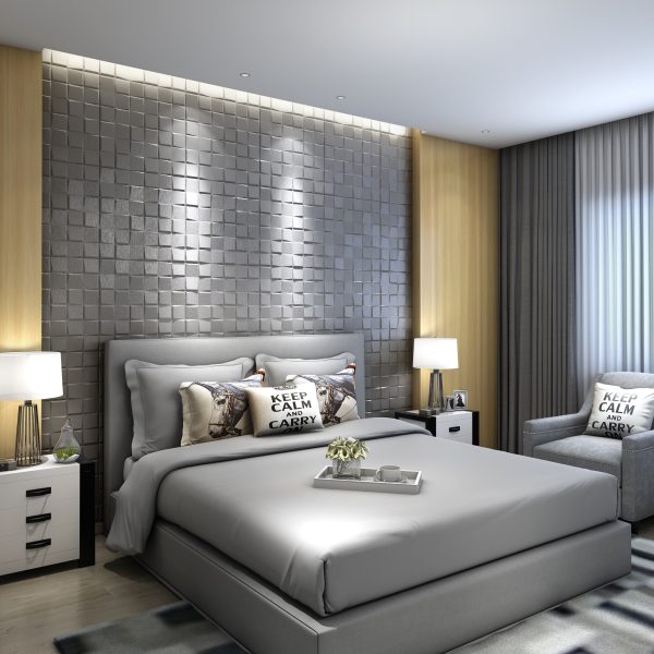 Amazing Design Chocolate Interior Design 3D Wall Panel