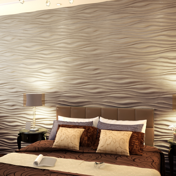 Modern Faux Leather Wall Panel Hotel Villa Decoration Waterproof Wall Covering Fire Resistant Self Adhesive Wall Sheet