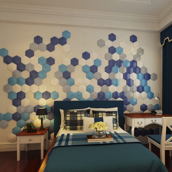 Zero Formaldehyde Golden Indoor 3D Mosaic Tile